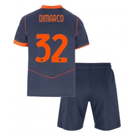 Dětské fotbalový komplet Inter Milan Federico Dimarco #32 Tretí košile 2025-26 Krátkým Rukávem